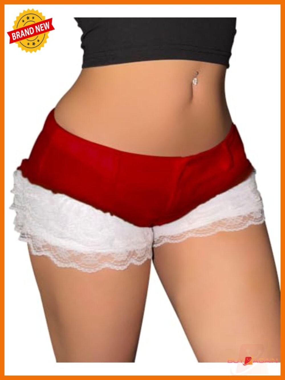 Low Rise Ripped Denim Booty Shorts - Micro Jean Shorts